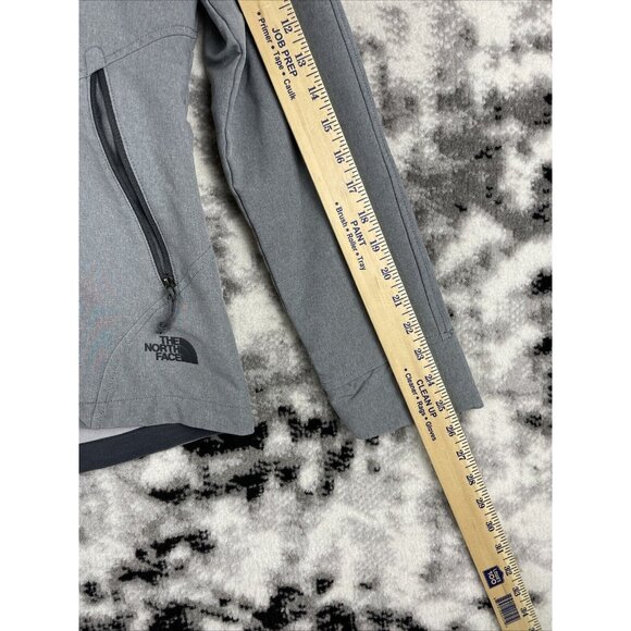 North Face Tech Stretch Jacket Womens Size Medium Gray‎ Windwall Outdoors Hiking - Picture 6 of 13